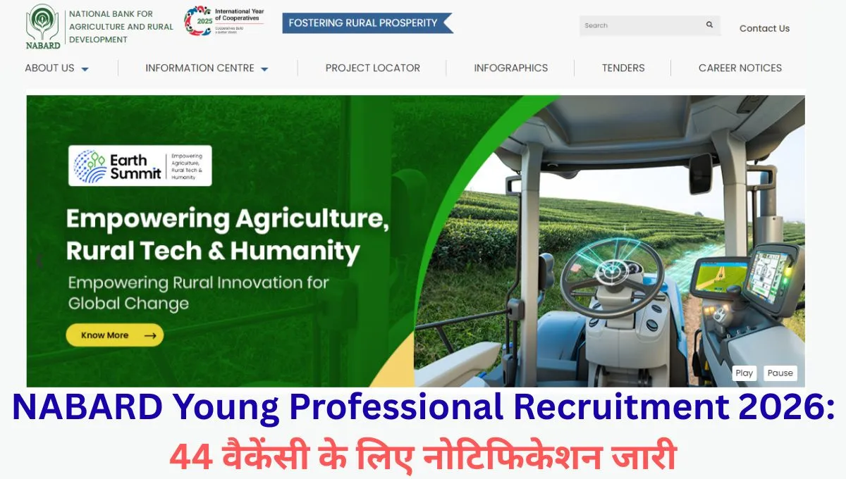 NABARD Young Professional Recruitment 2026