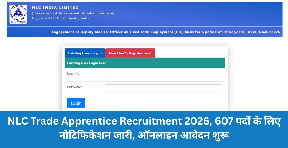 NLC Trade Apprentice Recruitment 2026