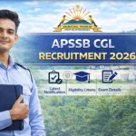 APSSB CGL Recruitment 2026