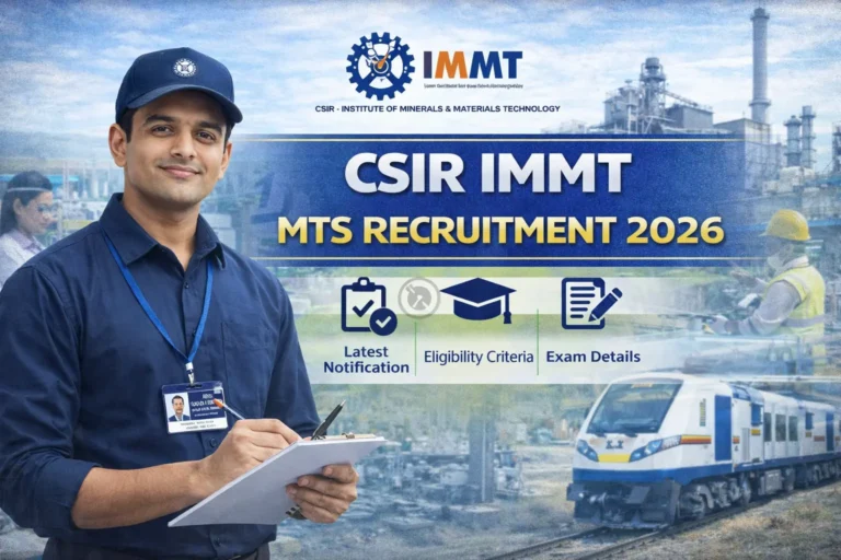 CSIR IMMT MTS Recruitment 2026