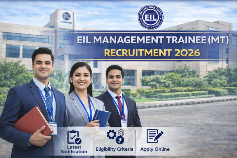 EIL Management Trainee (MT) Recruitment 2026