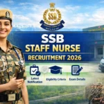 SSB Staff Nurse Recruitment 2026