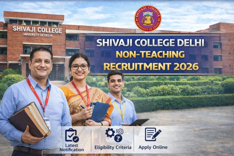 Shivaji College Delhi Non-Teaching Recruitment 2026