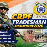 CRPF Tradesman Recruitment 2026