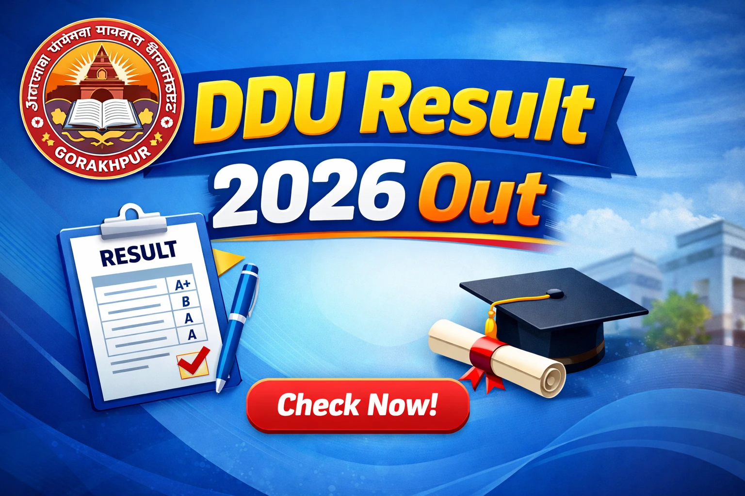 DDU Result 2026 Out