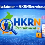 Disclaimer – HKRNRecruitment