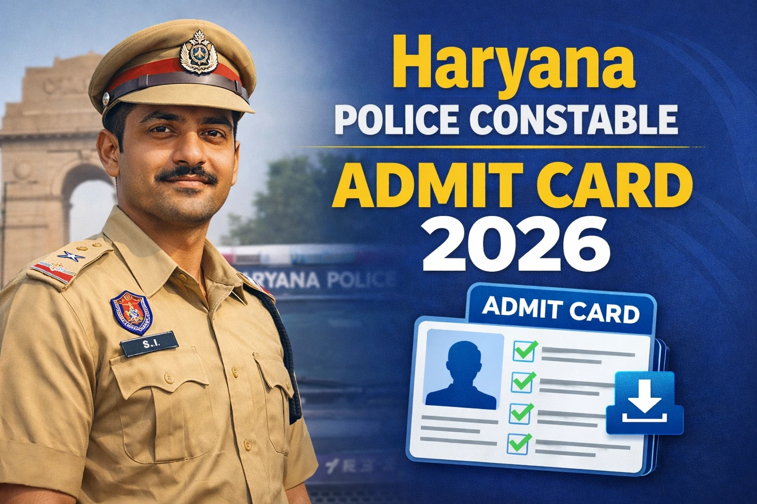 Haryana Police Constable Admit Card 2026